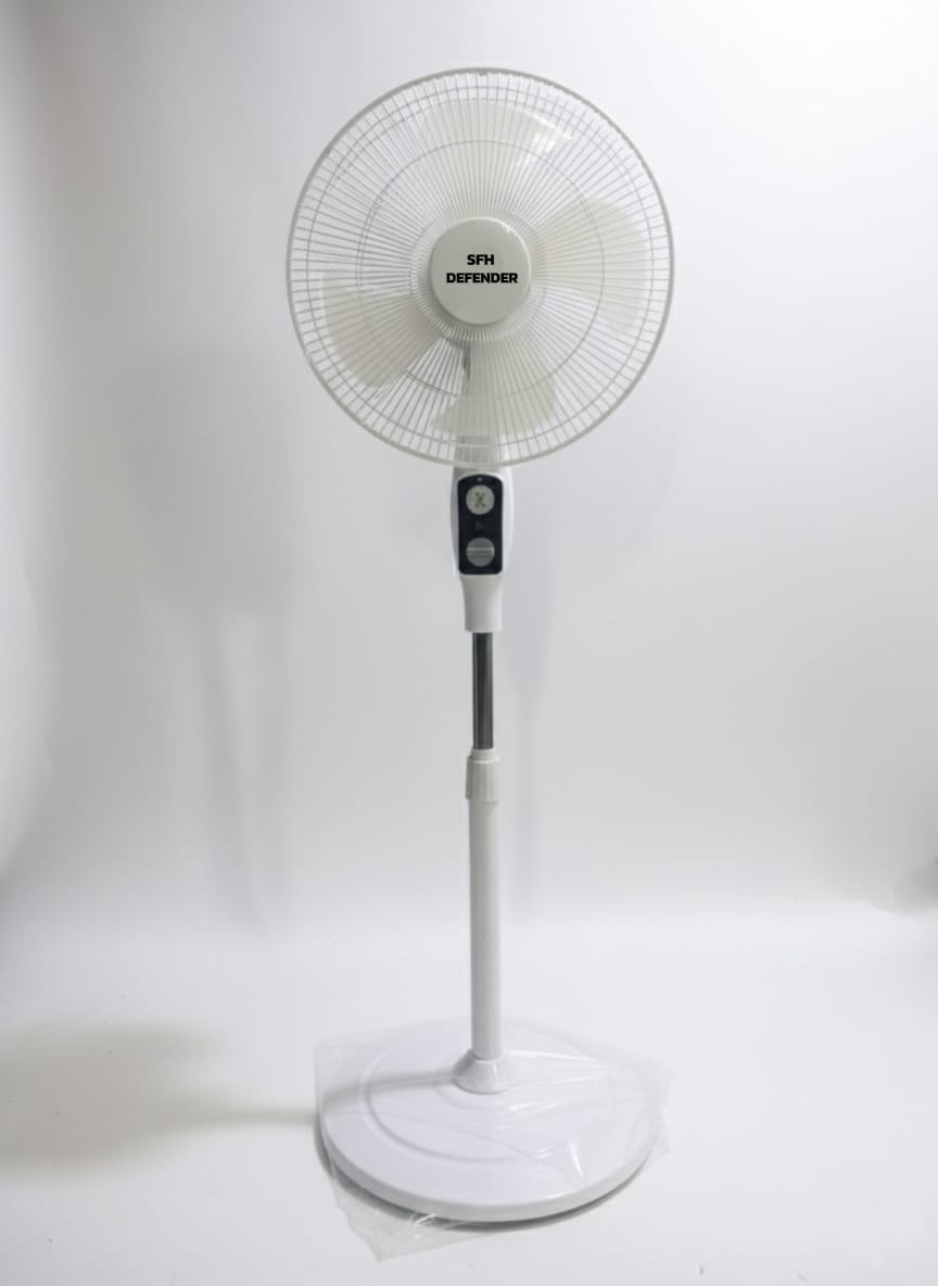 12 ভোল্ট 16 inch সোলার বড় স্ট্যান ফ্যান / ডি সি ফ্যান