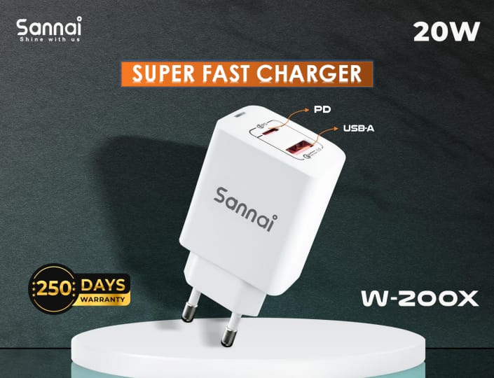 IP 01 ( 20 Watt ) W-200X Sannai চার্জার