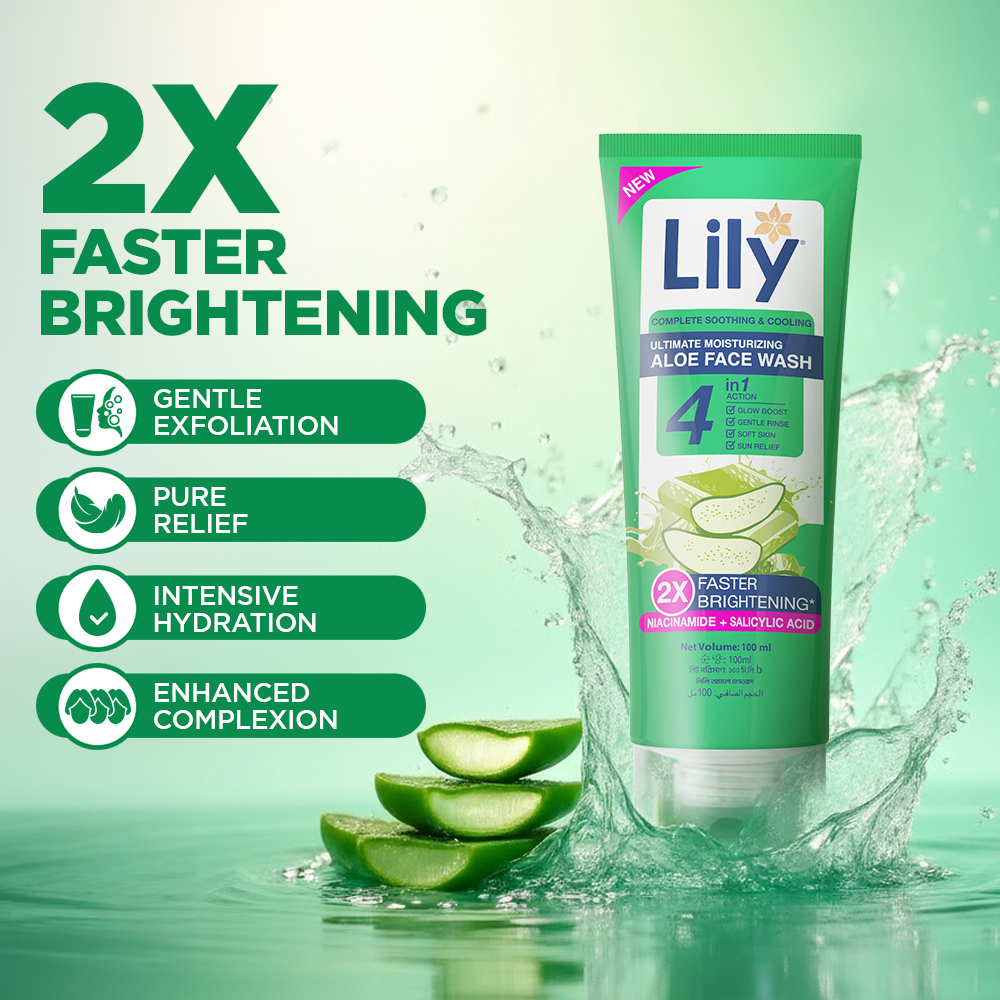 Lily Aloe Vera Face Wash 100 ml