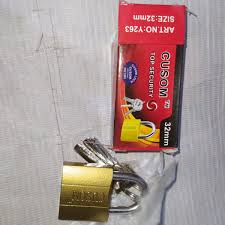 32mm lock 3key- Cusom- top security