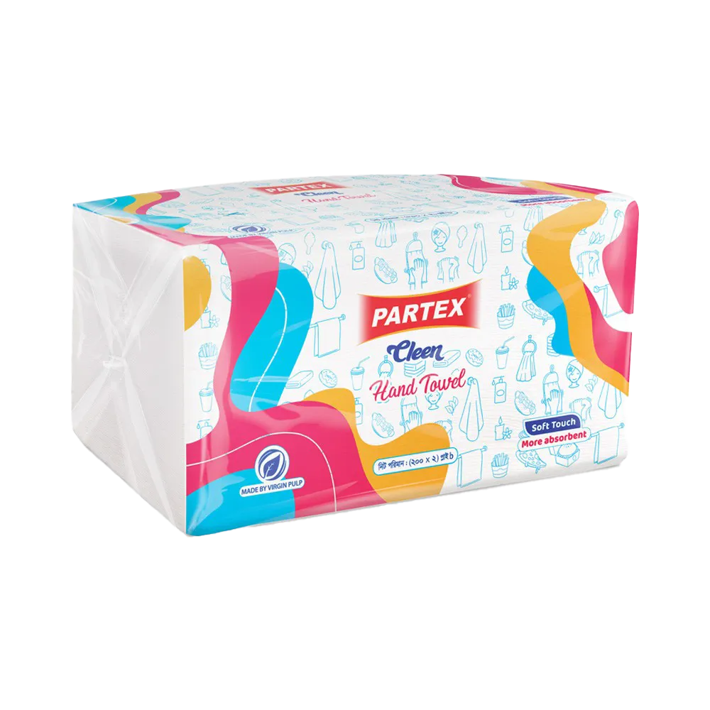 Partex Cleen Hand Towel 200pcs Poly