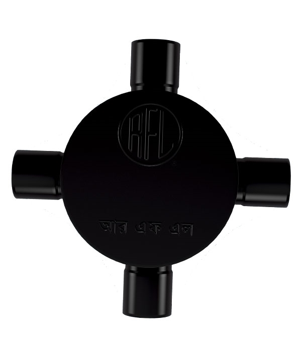 Rfl 3/4" সার্কুলার বক্স 4 মুখ-সিঙ্গেল