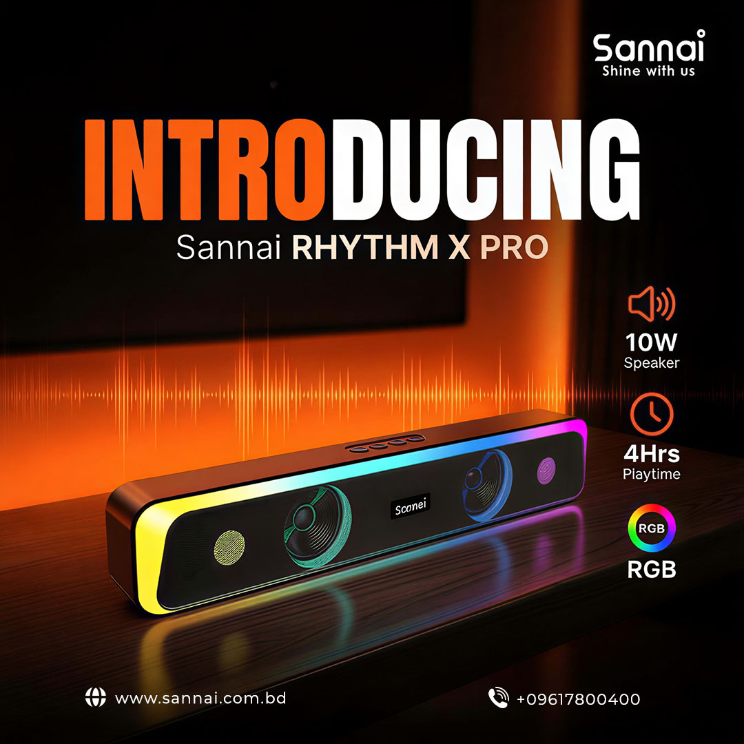 SANNAI SK-23 RHYTHM X PRO সাউন্ড বক্স
