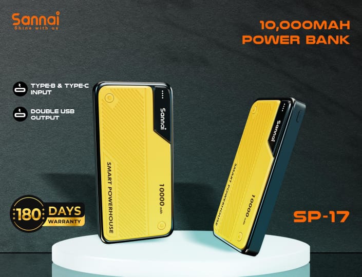 Sp-17 Sannai 10000 mAh পাওয়ার ব্যাংক