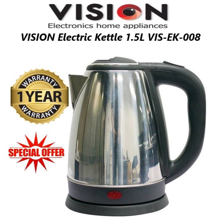 VISION ELECTRIC WATER KETTLE-1.5 LTR